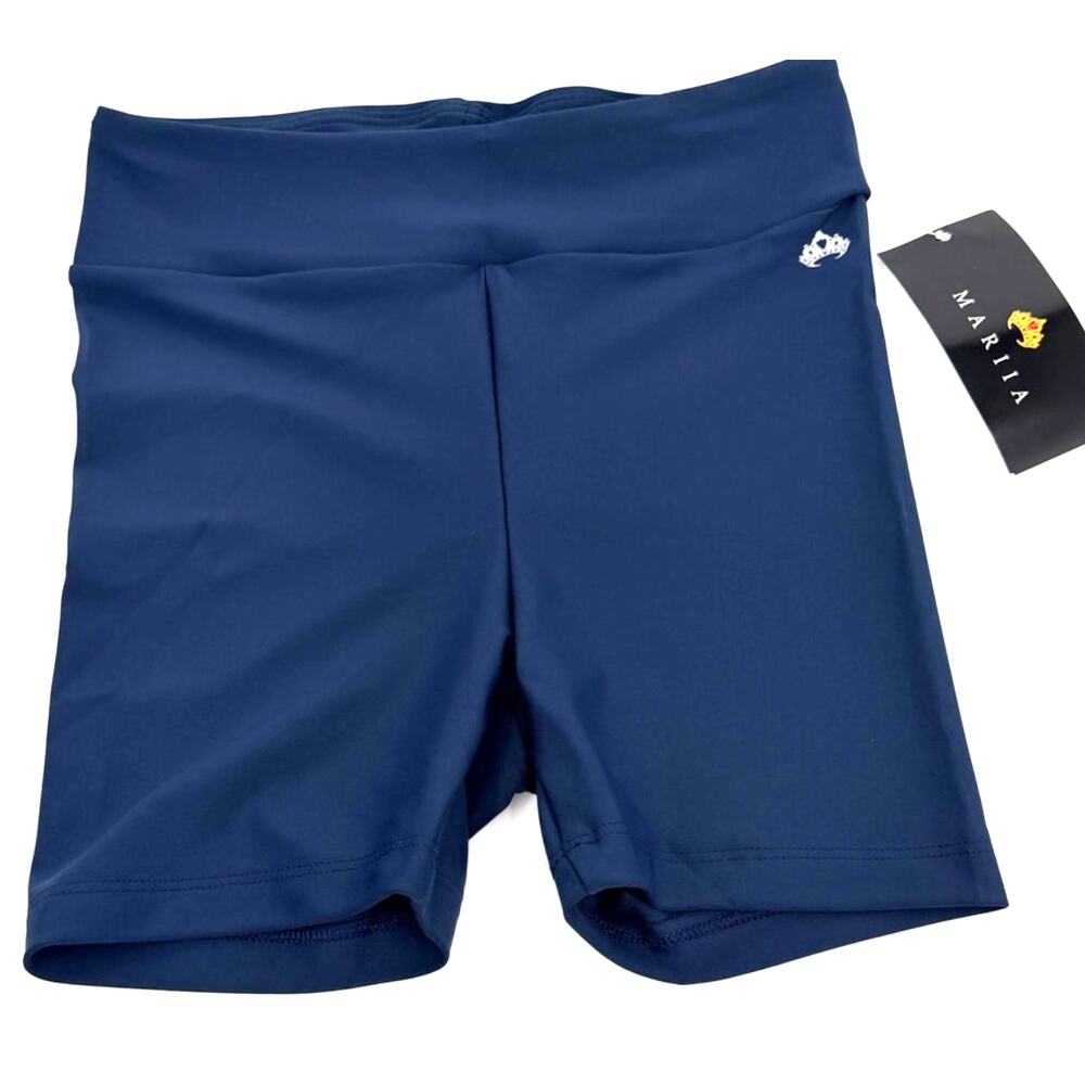 Mariia Crown NWT Navy adult XS high waisted bootie bike short style ME674